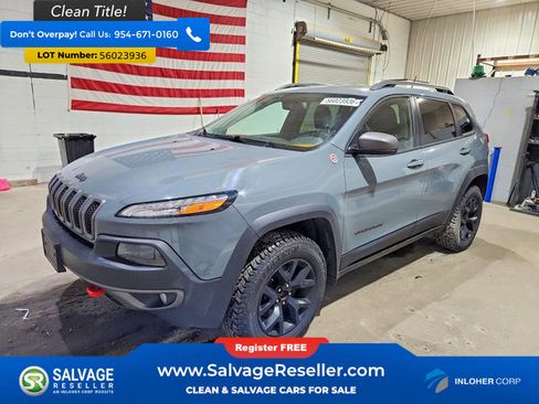Used 2015 Jeep Cherokee Trailhawk w/ Comfort/Convenience Group AWD/4WD image 1