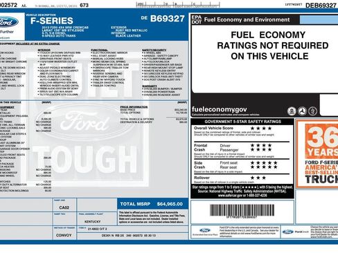 Used 2013 Ford F250 Platinum w/ FX4 Off Road Pkg AWD/4WD image 7
