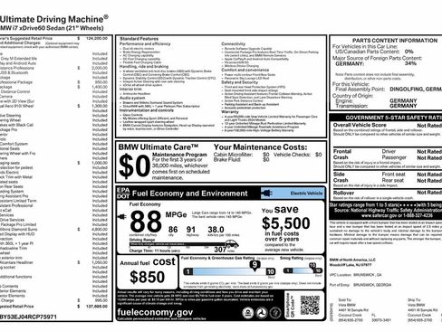 Used 2024 BMW i7 xDrive60 image 58