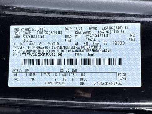 Certified 2024 Ford F150 XLT w/ Mobile Office Package image 30