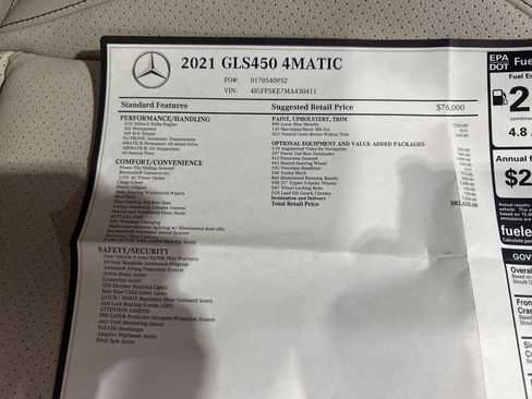 Used 2021 Mercedes-Benz GLS 450 4MATIC image 81