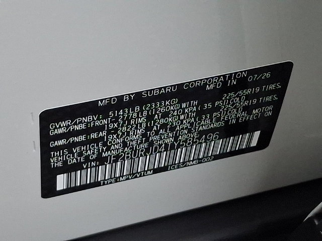 New 2026 Subaru Outback Touring XT AWD/4WD image 11
