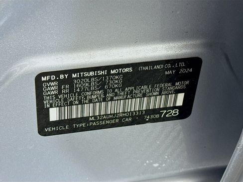 Used 2024 Mitsubishi Mirage ES FWD image 37