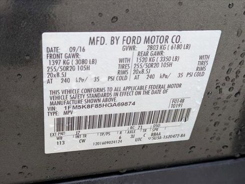 Used 2017 Ford Explorer Limited w/ Equipment Group 301A image 25