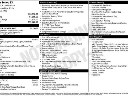 Certified 2024 Kia Seltos SX w/ SX Sunroof Package AWD/4WD image 36