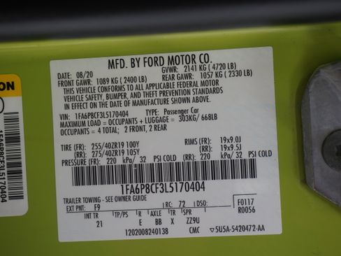 Used 2020 Ford Mustang GT w/ GT Performance Package image 30