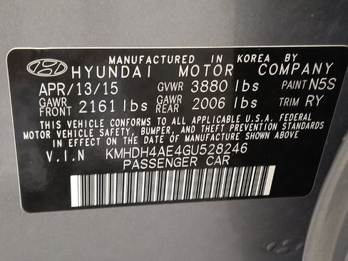Used 2016 Hyundai Elantra Value Edition FWD image 33