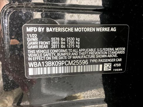 Certified 2023 BMW M550i xDrive w/ Dynamic Handling Package AWD/4WD image 4
