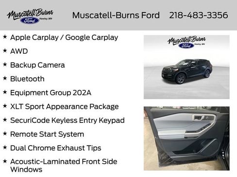 Used 2023 Ford Explorer XLT w/ Equipment Group 202A image 7