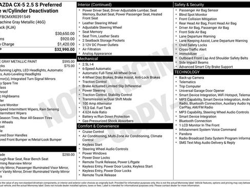 Certified 2024 MAZDA CX-5 AWD 2.5 S w/ Preferred Package image 2