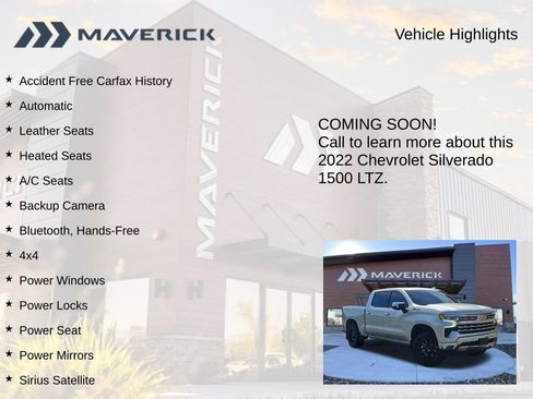 Used 2022 Chevrolet Silverado 1500 LTZ AWD/4WD image 3