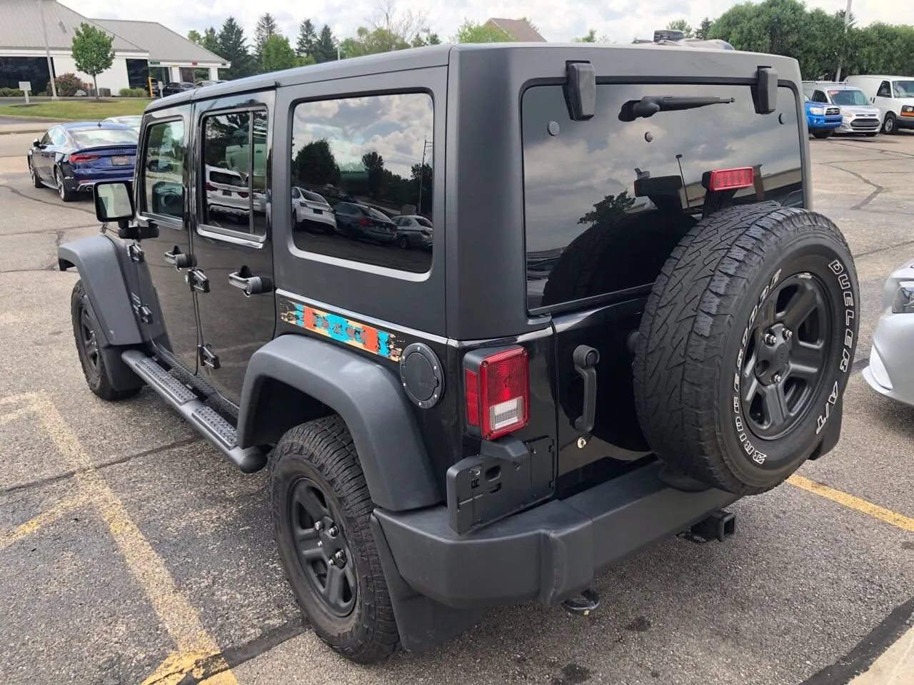 Used 2015 Jeep Wrangler Unlimited Sport w/ Mopar Black Appearance Group AWD/4WD image 16