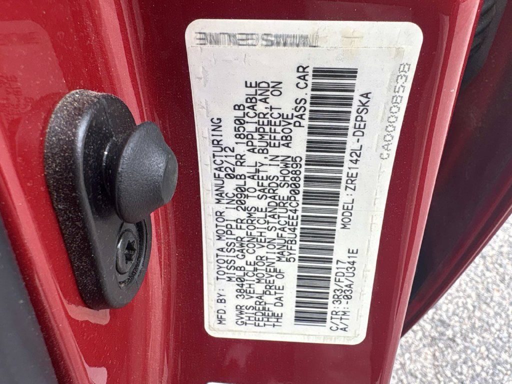 Used 2012 Toyota Corolla S FWD image 10