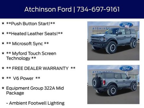 Used 2024 Ford Bronco Black Diamond w/ Sasquatch Package image 8
