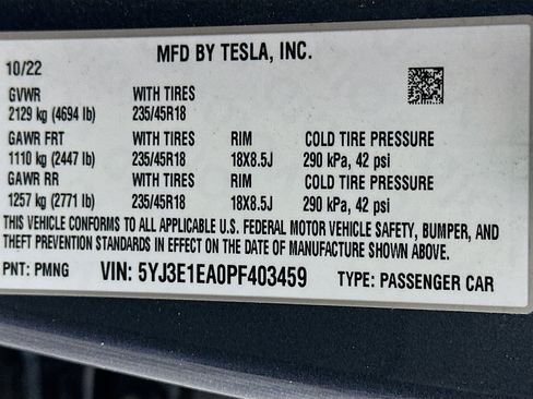 Used 2023 Tesla Model 3 Standard Range RWD image 12
