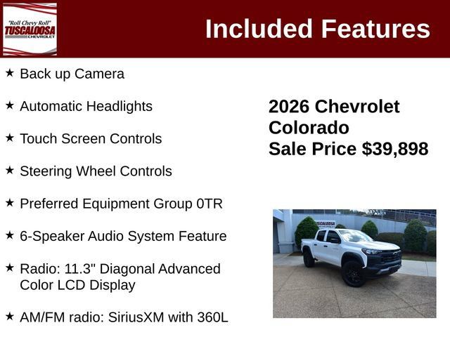 Used 2026 Chevrolet Colorado Trail Boss AWD/4WD image 6