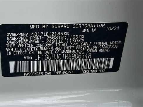 Certified 2024 Subaru Impreza RS AWD/4WD image 31