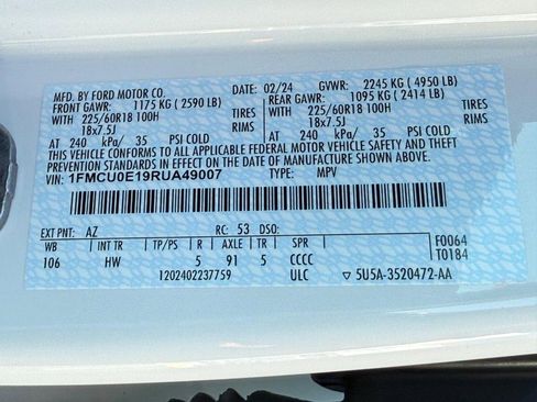 Used 2024 Ford Escape SE image 24