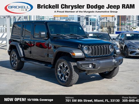 Used 2025 Jeep Wrangler Unlimited Sport S 4xe w/ LED Headlamp & Fog Lamp Group image 3