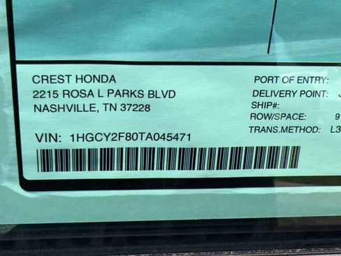 New 2026 Honda Accord Touring image 22