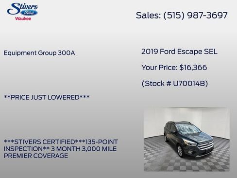 Used 2019 Ford Escape SEL AWD/4WD image 8