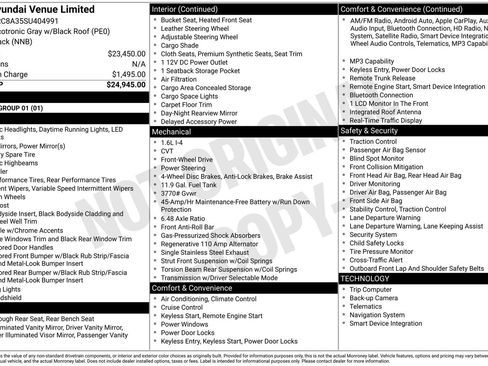 Used 2025 Hyundai Venue Limited image 6
