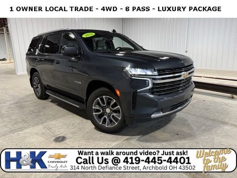 Used 2022 Chevrolet Tahoe LT w/ Luxury Package image 1