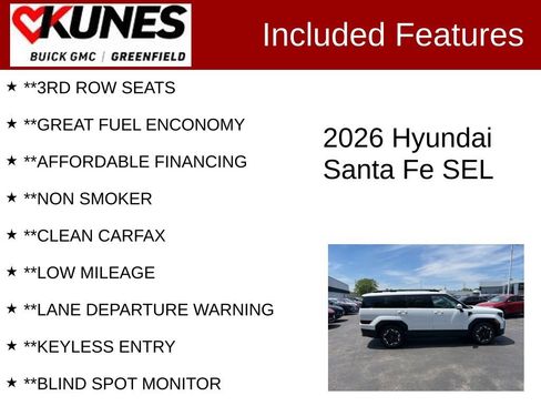 Used 2026 Hyundai Santa Fe SEL AWD/4WD image 3