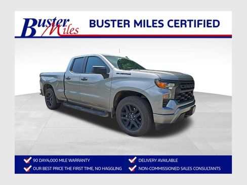 Used 2024 Chevrolet Silverado 1500 Custom w/ Turbomax Blackout Package RWD image 1