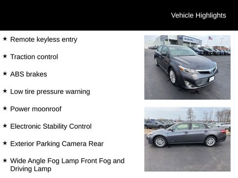 Used 2013 Toyota Avalon XLE Touring FWD image 13