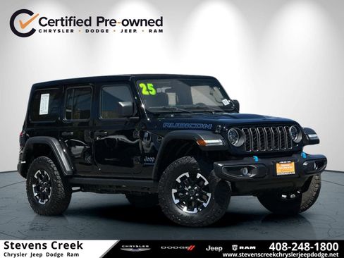 Used 2025 Jeep Wrangler Unlimited Rubicon 4xe w/ Convenience Group AWD/4WD image 1