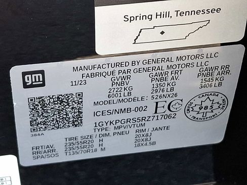 Used 2024 Cadillac XT6 Sport w/ Technology Package image 27