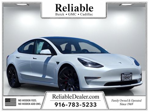 Used 2022 Tesla Model 3 Performance AWD/4WD image 1