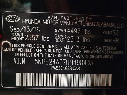 Used 2017 Hyundai Sonata SE FWD image 33