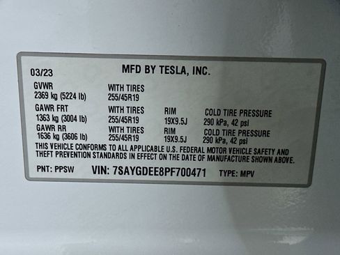 Used 2023 Tesla Model Y Long Range AWD/4WD image 12