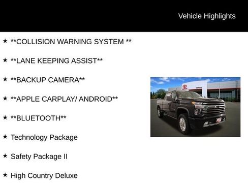 Used 2023 Chevrolet Silverado 2500 High Country w/ Z71 Off-Road Package image 2