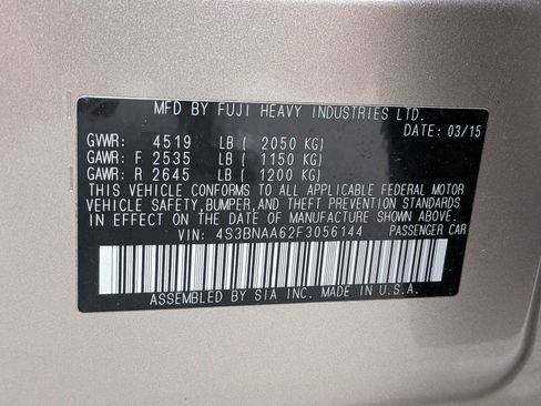 Used 2015 Subaru Legacy 2.5i image 32