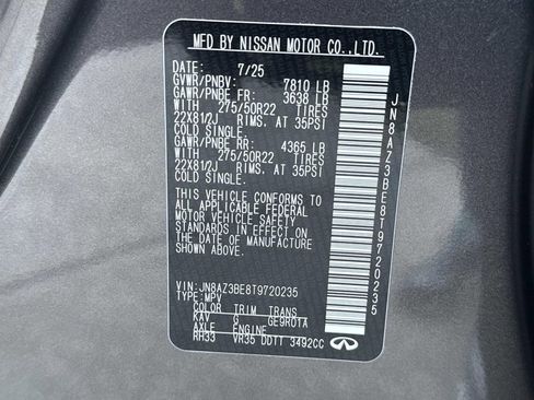 New 2026 INFINITI QX80 Luxe image 31