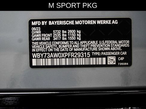 Used 2023 BMW i4 eDrive40 w/ M Sport Package RWD image 46