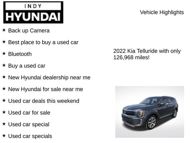 Used 2022 Kia Telluride EX w/ EX Premium Package AWD/4WD image 7