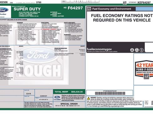 Used 2019 Ford F350 Lariat w/ Chrome Package image 32