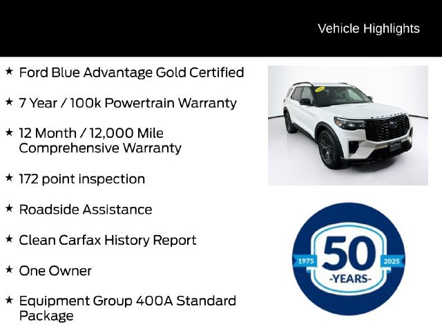 Certified 2025 Ford Explorer ST AWD/4WD image 6