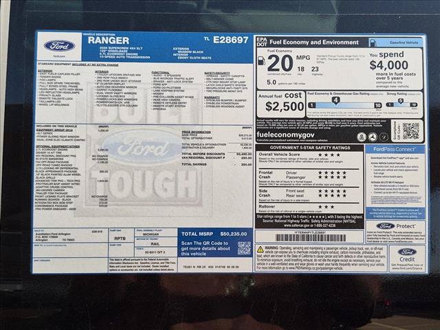 New 2026 Ford Ranger XLT AWD/4WD image 18