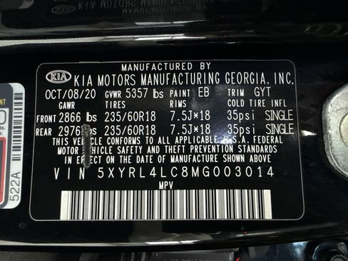 Used 2021 Kia Sorento S w/ Panoramic Sunroof Package FWD image 54
