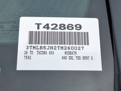 New 2026 Toyota Tacoma TRD Sport AWD/4WD image 18