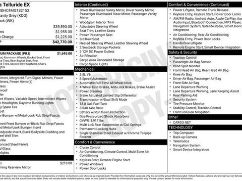 Used 2021 Kia Telluride EX w/ EX Premium Package image 4