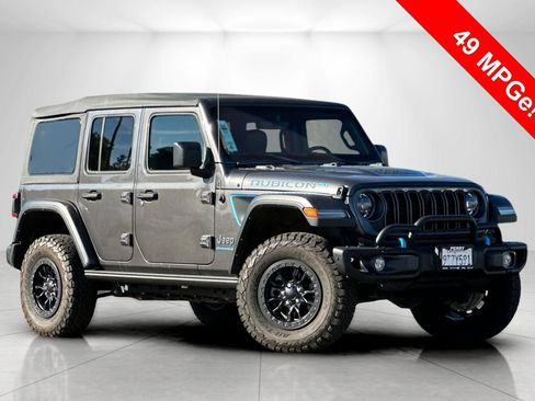 Used 2023 Jeep Wrangler Unlimited Rubicon 4xe AWD/4WD image 1