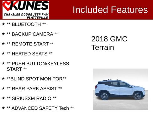 Used 2018 GMC Terrain SLT w/ Preferred Package image 2