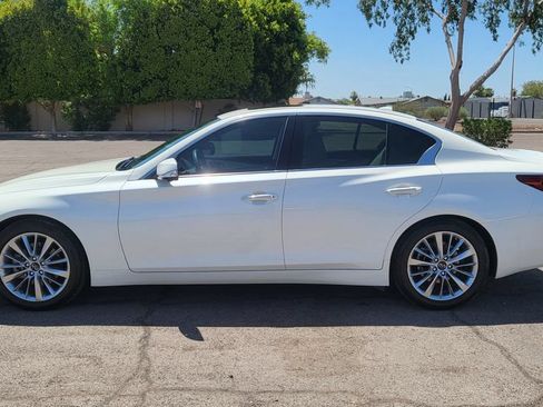 Used 2021 INFINITI Q50 Luxe w/ Seat & Sound Package RWD image 7