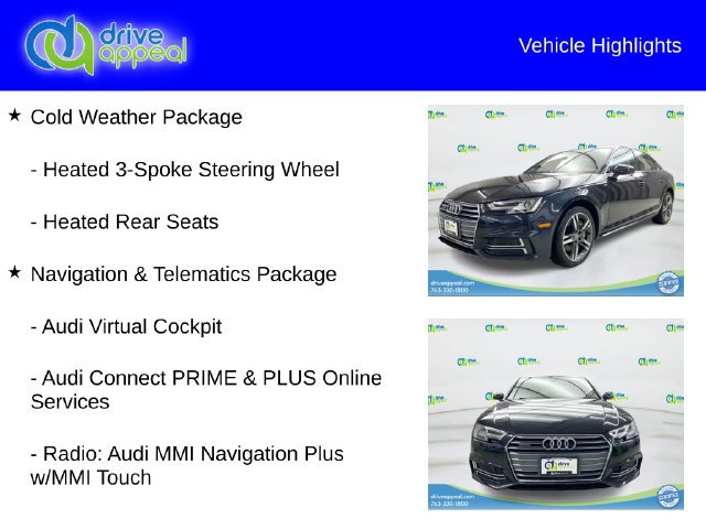 Used 2018 Audi A4 2.0T Premium Plus w/ Premium Plus Package AWD/4WD image 12